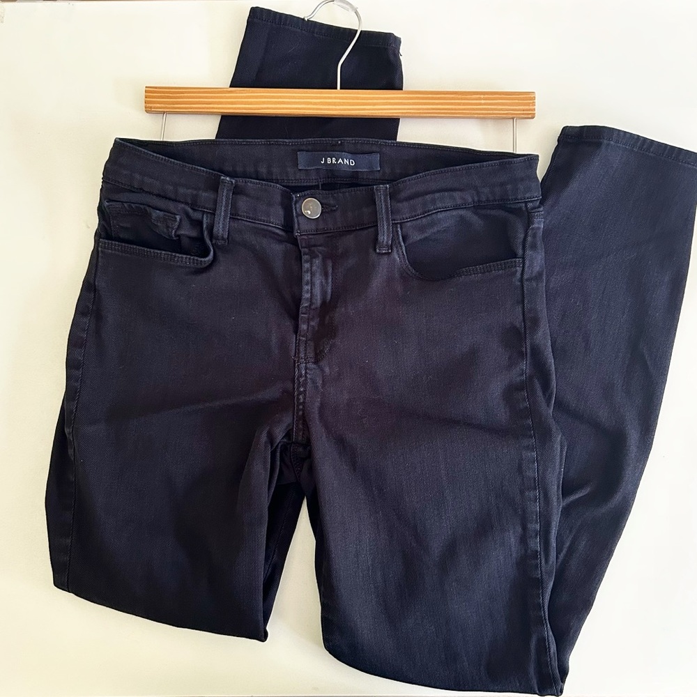 J brand skinny leg black jeans